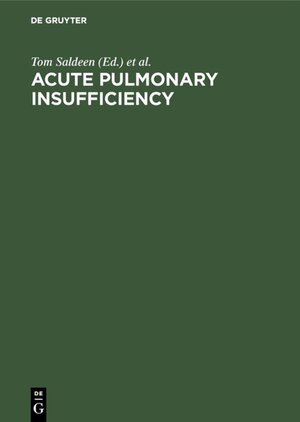 Buchcover Acute pulmonary insufficiency  | EAN 9783110105674 | ISBN 3-11-010567-5 | ISBN 978-3-11-010567-4