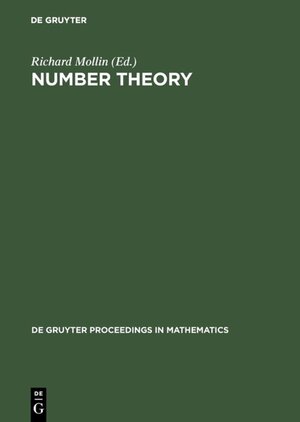 Buchcover Number Theory  | EAN 9783110117233 | ISBN 3-11-011723-1 | ISBN 978-3-11-011723-3