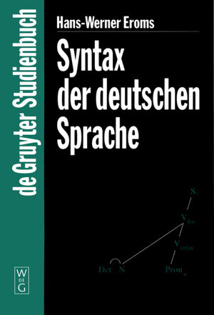 Syntax der deutschen Sprache (de Gruyter Studienbuch)