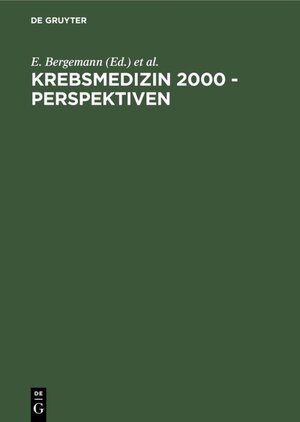 Buchcover Krebsmedizin 2000 - Perspektiven  | EAN 9783110168471 | ISBN 3-11-016847-2 | ISBN 978-3-11-016847-1