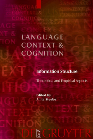 Buchcover Information Structure | EAN 9783110179347 | ISBN 3-11-017934-2 | ISBN 978-3-11-017934-7