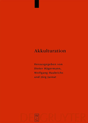 Buchcover Akkulturation  | EAN 9783110180091 | ISBN 3-11-018009-X | ISBN 978-3-11-018009-1