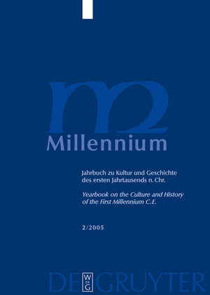 Buchcover Millennium / 2005  | EAN 9783110182545 | ISBN 3-11-018254-8 | ISBN 978-3-11-018254-5