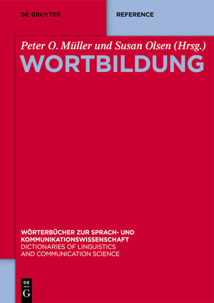 Buchcover Wortbildung  | EAN 9783110184730 | ISBN 3-11-018473-7 | ISBN 978-3-11-018473-0