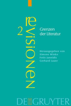 Buchcover Grenzen der Literatur  | EAN 9783110189308 | ISBN 3-11-018930-5 | ISBN 978-3-11-018930-8