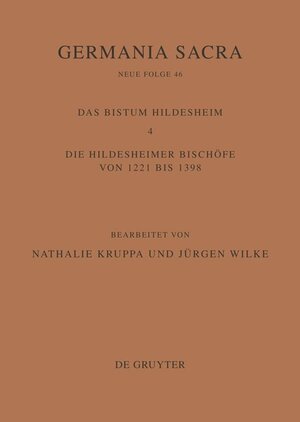 Buchcover Germania Sacra. Neue Folge / Das Bistum Hildesheim  | EAN 9783110191080 | ISBN 3-11-019108-3 | ISBN 978-3-11-019108-0