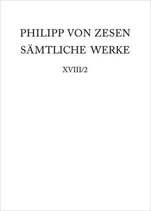 Buchcover Philipp von Zesen: Sämtliche Werke. Coelum astronomico-poeticum sive... / Coelum astronomico-poeticum  | EAN 9783110202281 | ISBN 3-11-020228-X | ISBN 978-3-11-020228-1