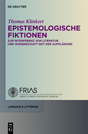 Buchcover Epistemologische Fiktionen | Thomas Klinkert | EAN 9783110229158 | ISBN 3-11-022915-3 | ISBN 978-3-11-022915-8