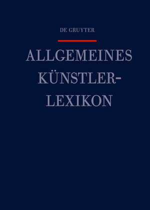 Buchcover Allgemeines Künstlerlexikon (AKL) / Tanev - Thoman  | EAN 9783110232745 | ISBN 3-11-023274-X | ISBN 978-3-11-023274-5
