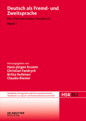 Buchcover Deutsch als Fremd- und Zweitsprache. 1. Halbband | EAN 9783110240245 | ISBN 3-11-024024-6 | ISBN 978-3-11-024024-5