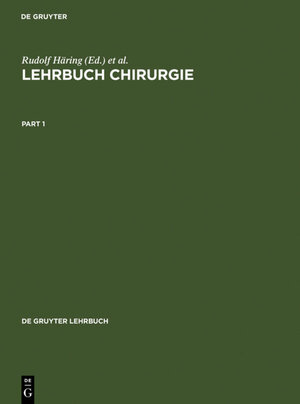 Buchcover Lehrbuch Chirurgie | EAN 9783110246421 | ISBN 3-11-024642-2 | ISBN 978-3-11-024642-1