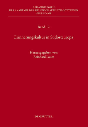 Buchcover Erinnerungskultur in Südosteuropa  | EAN 9783110253047 | ISBN 3-11-025304-6 | ISBN 978-3-11-025304-7