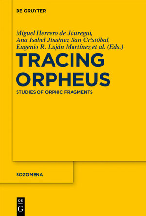 Buchcover Tracing Orpheus  | EAN 9783110260526 | ISBN 3-11-026052-2 | ISBN 978-3-11-026052-6