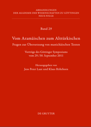 Buchcover Vom Aramäischen zum Alttürkischen  | EAN 9783110263992 | ISBN 3-11-026399-8 | ISBN 978-3-11-026399-2