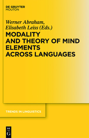 Buchcover Modality and Theory of Mind Elements across Languages | EAN 9783110271089 | ISBN 3-11-027108-7 | ISBN 978-3-11-027108-9