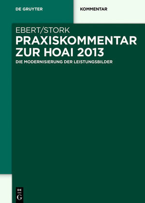 Buchcover Praxiskommentar zur HOAI 2013  | EAN 9783110275186 | ISBN 3-11-027518-X | ISBN 978-3-11-027518-6