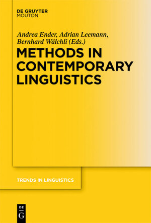 Buchcover Methods in Contemporary Linguistics  | EAN 9783110275681 | ISBN 3-11-027568-6 | ISBN 978-3-11-027568-1