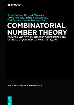 Buchcover Combinatorial Number Theory | EAN 9783110280623 | ISBN 3-11-028062-0 | ISBN 978-3-11-028062-3