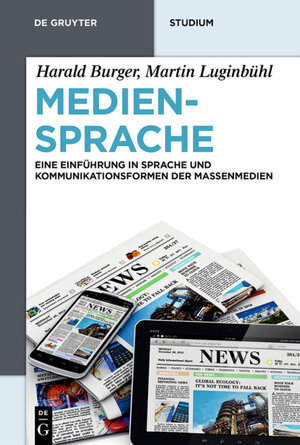 Buchcover Mediensprache | Harald Burger | EAN 9783110285918 | ISBN 3-11-028591-6 | ISBN 978-3-11-028591-8
