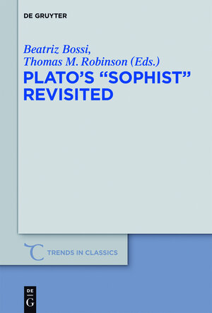 Buchcover Plato's "Sophist" Revisited | EAN 9783110287141 | ISBN 3-11-028714-5 | ISBN 978-3-11-028714-1
