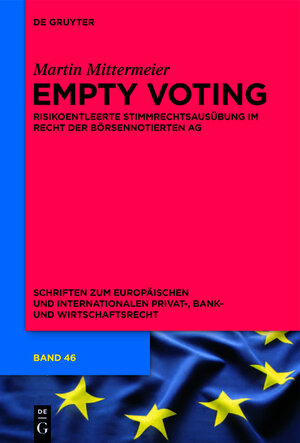 Buchcover Empty Voting | Martin Mittermeier | EAN 9783110315936 | ISBN 3-11-031593-9 | ISBN 978-3-11-031593-6