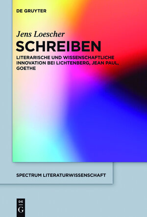 Buchcover Schreiben | Jens Loescher | EAN 9783110317602 | ISBN 3-11-031760-5 | ISBN 978-3-11-031760-2
