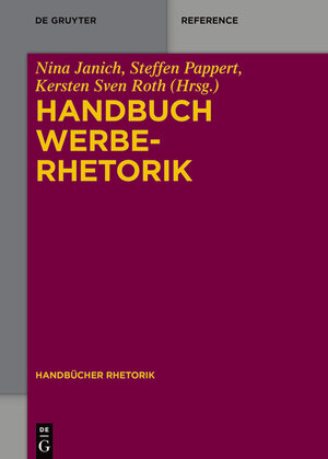 Buchcover Handbuch Werberhetorik  | EAN 9783110318227 | ISBN 3-11-031822-9 | ISBN 978-3-11-031822-7