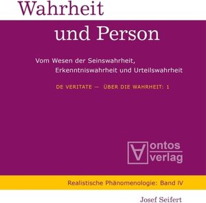 Buchcover Josef Seifert: De Veritate - Über die Wahrheit / De Veritate - Über die Wahrheit | Josef Seifert | EAN 9783110334371 | ISBN 3-11-033437-2 | ISBN 978-3-11-033437-1