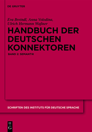 Buchcover Handbuch der deutschen Konnektoren 2 | Eva Breindl | EAN 9783110341454 | ISBN 3-11-034145-X | ISBN 978-3-11-034145-4