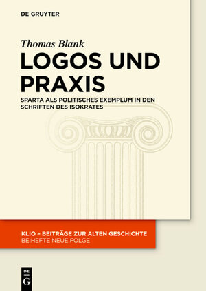 Buchcover Logos und Praxis | Thomas Blank | EAN 9783110342000 | ISBN 3-11-034200-6 | ISBN 978-3-11-034200-0