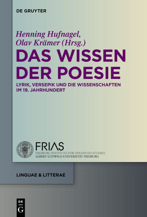 Buchcover Das Wissen der Poesie  | EAN 9783110348514 | ISBN 3-11-034851-9 | ISBN 978-3-11-034851-4