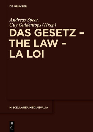 Buchcover Das Gesetz – The Law – La Loi  | EAN 9783110350012 | ISBN 3-11-035001-7 | ISBN 978-3-11-035001-2