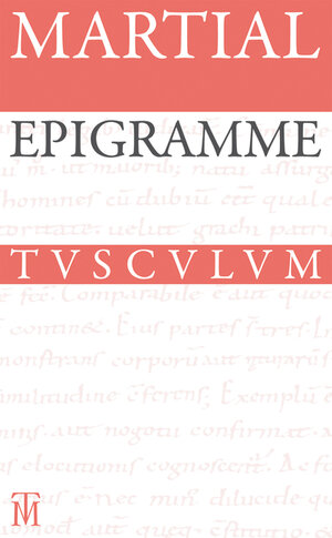 Buchcover Epigramme | Martial | EAN 9783110363579 | ISBN 3-11-036357-7 | ISBN 978-3-11-036357-9