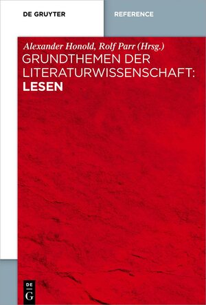 Buchcover Grundthemen der Literaturwissenschaft: Lesen  | EAN 9783110365252 | ISBN 3-11-036525-1 | ISBN 978-3-11-036525-2