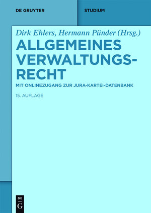 Buchcover Allgemeines Verwaltungsrecht  | EAN 9783110368352 | ISBN 3-11-036835-8 | ISBN 978-3-11-036835-2