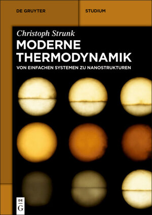 Buchcover Moderne Thermodynamik | Christoph Strunk | EAN 9783110371062 | ISBN 3-11-037106-5 | ISBN 978-3-11-037106-2