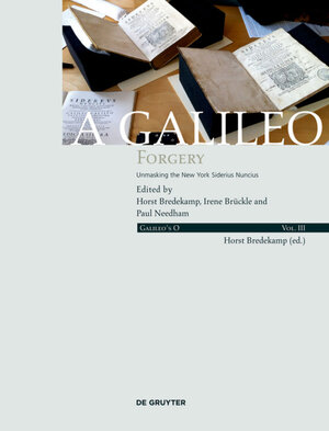 Buchcover Galileo's O / A Galileo Forgery  | EAN 9783110374704 | ISBN 3-11-037470-6 | ISBN 978-3-11-037470-4