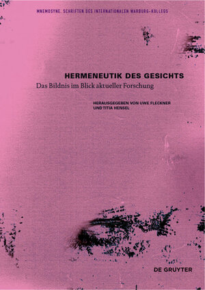 Buchcover Hermeneutik des Gesichts  | EAN 9783110403619 | ISBN 3-11-040361-7 | ISBN 978-3-11-040361-9