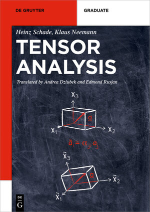 Buchcover Tensor Analysis | Heinz Schade | EAN 9783110404265 | ISBN 3-11-040426-5 | ISBN 978-3-11-040426-5