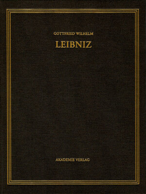 Buchcover Gottfried Wilhelm Leibniz: Sämtliche Schriften und Briefe. Philosophischer Briefwechsel / 1695-1700  | EAN 9783110412215 | ISBN 3-11-041221-7 | ISBN 978-3-11-041221-5