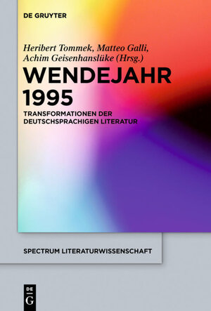 Buchcover Wendejahr 1995  | EAN 9783110419023 | ISBN 3-11-041902-5 | ISBN 978-3-11-041902-3