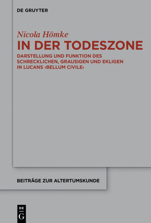 Buchcover In der Todeszone | Nicola Hömke | EAN 9783110419085 | ISBN 3-11-041908-4 | ISBN 978-3-11-041908-5