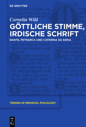 Buchcover Göttliche Stimme, irdische Schrift | Cornelia Wild | EAN 9783110428230 | ISBN 3-11-042823-7 | ISBN 978-3-11-042823-0