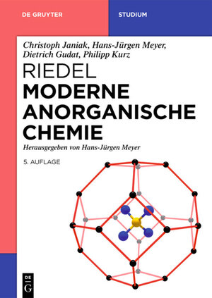 Buchcover Riedel Moderne Anorganische Chemie | Christoph Janiak | EAN 9783110433289 | ISBN 3-11-043328-1 | ISBN 978-3-11-043328-9