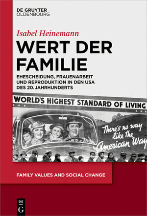 Buchcover Wert der Familie | Isabel Heinemann | EAN 9783110461572 | ISBN 3-11-046157-9 | ISBN 978-3-11-046157-2