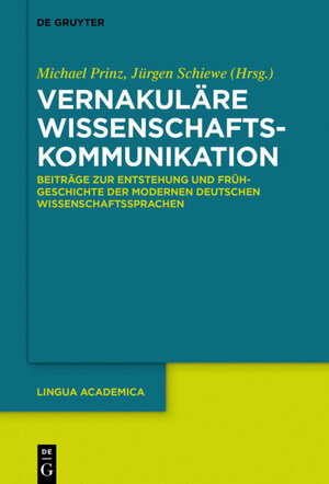 Buchcover Vernakuläre Wissenschaftskommunikation  | EAN 9783110476958 | ISBN 3-11-047695-9 | ISBN 978-3-11-047695-8