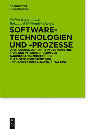 Buchcover Software-Technologien und Prozesse  | EAN 9783110480061 | ISBN 3-11-048006-9 | ISBN 978-3-11-048006-1