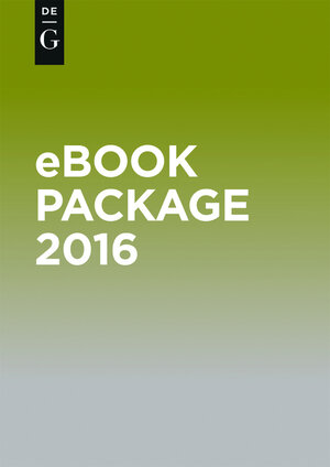 Buchcover eBook Package Literary, Cultural and Area Studies 2016 / eBook-Paket Literatur- und Kulturwissenschaft, Area Studies 2016  | EAN 9783110485264 | ISBN 3-11-048526-5 | ISBN 978-3-11-048526-4