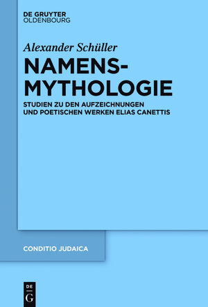 Buchcover Namensmythologie | Alexander Schüller | EAN 9783110501643 | ISBN 3-11-050164-3 | ISBN 978-3-11-050164-3