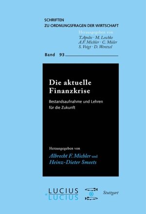 Buchcover Die aktuelle Finanzkrise  | EAN 9783110508406 | ISBN 3-11-050840-0 | ISBN 978-3-11-050840-6